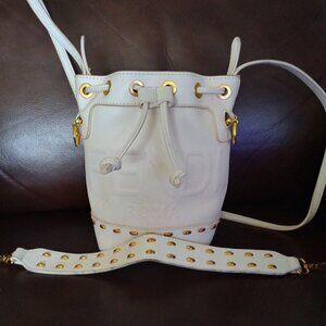 White FENDI HANDBAG
